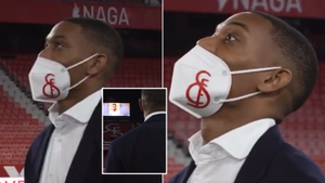 Anthony Martial's Face When His Childhood Idol Ronaldo Welcomed Him To Sevilla Is Genuinely Heartwarming