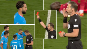 Felipe Receives Controversial Red Card After Ignoring Referee's Whistle THREE Times, Danny Makkelie Is Not Happy