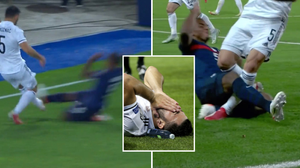 France's Jules Kounde Was Sent Off For Shocking Tackle That Forced Sead Kolasinac To Go Off