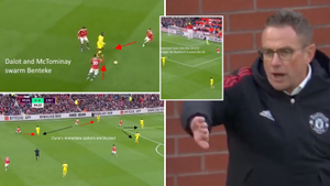 Fascinating Thread Shows Manchester United's Pressing Patterns In Ralf Rangnick's First Game