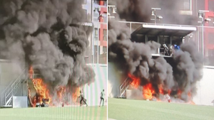 Andorra's Stadium Catches Fire Live On Sky Sports A Day Before England Game