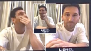 Footage Shows Lionel Messi Was The Most Casual Man On The Call During FIFA Best Awards