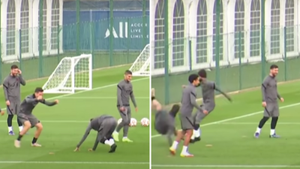 Footage Emerges Of Neymar Kicking Out At Ander Herrera After Being Nutmegged