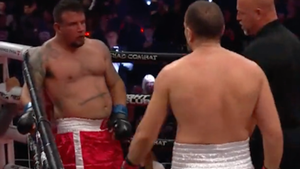 Fans Terrified After Referee Fails To Stop Fight Between Boxer And UFC Fighter