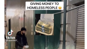 Man's Viral Videos Handing Money To Homeless People Splits Opinion