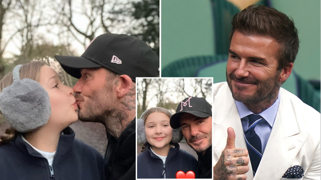 David Beckham Slammed AGAIN Over 'Weird And Inappropriate' Kissing Of 10-Year-Old Daughter In Instagram Snap
