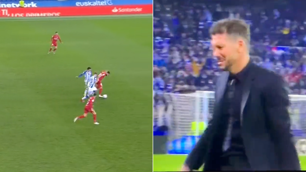 Diego Simeone Had A Very Emotional Reaction To Real Sociedad's Second Goal