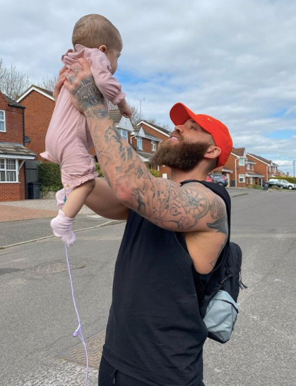Ashley Cain has hit back at trolls who have been questioning him over money raised for his daughter Azaylia (Credit: Ashley Cain)