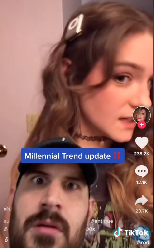 Millennials, including Rod, were shook (Credit: @frenkenbats/@rod/TikTok)