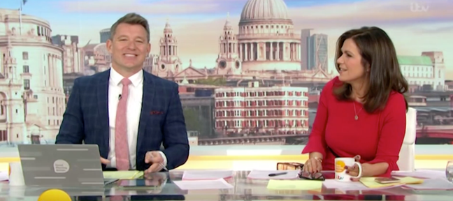 Ben and Susanna found the story hilarious (Credit: ITV)