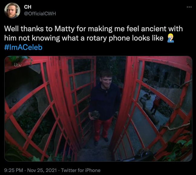 Matty, you've made us feel ancient (Credit: Twitter)