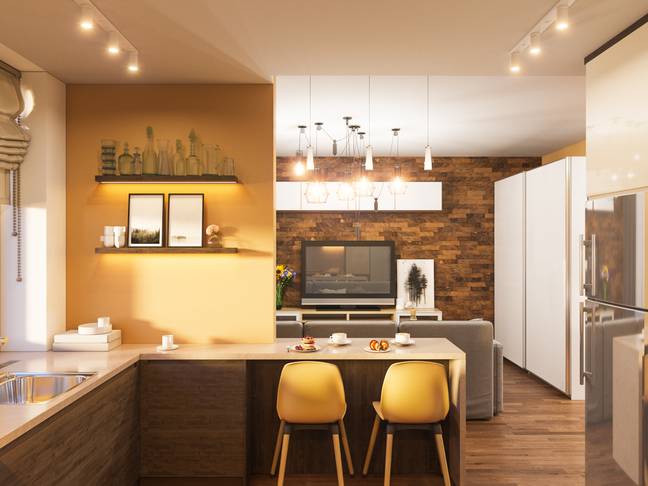 A yellow will ensure that your kitchen feels bigger and brighter (Credit: GoodMove)