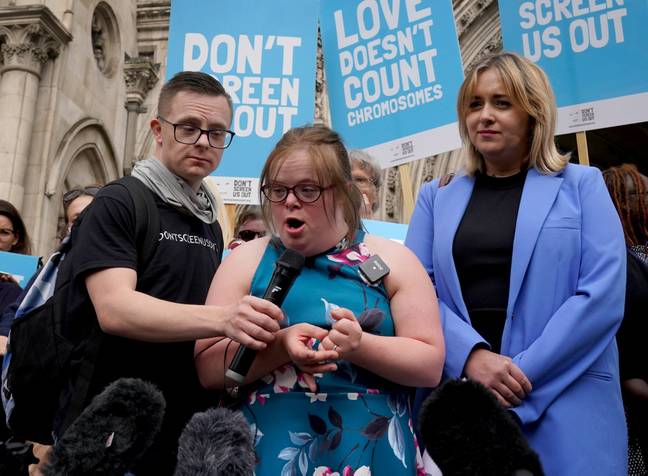 Abortion laws in the UK permit the abortion of baby's with Down's Syndrome until birth (Credit: PA Images)