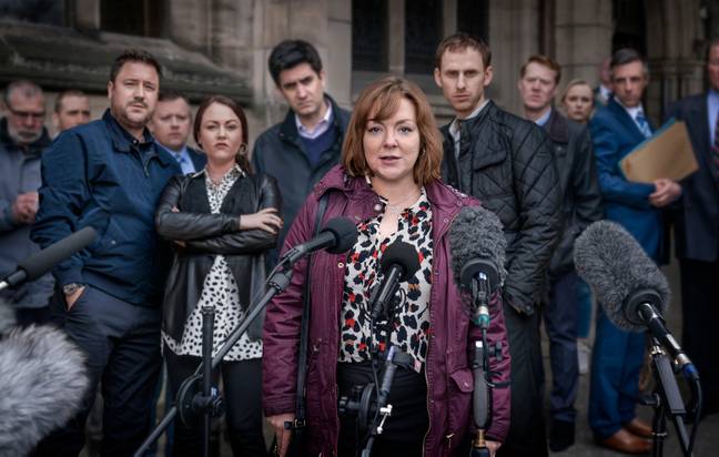 The drama focuses on Anthony Walgate's mum Sarah Sak played by Sheridan Smith (Credit: BBC)