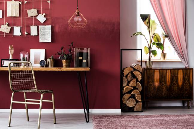 Some rooms will thrive with a red shade whereas elsewhere, it's best to be avoided (Credit: GoodMove)