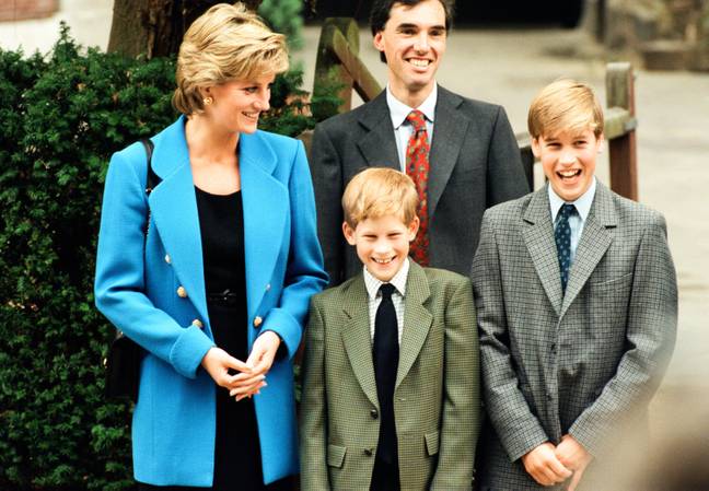 Prince William shared memories with his mum, Diana and brother, Prince Harry (Credit: Alamy)