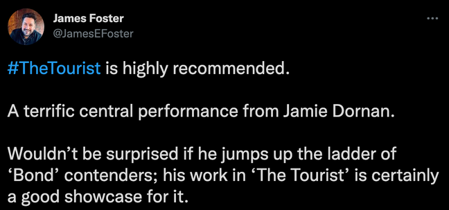 Fans have been impressed by Jamie's performance (Credit: Twitter)
