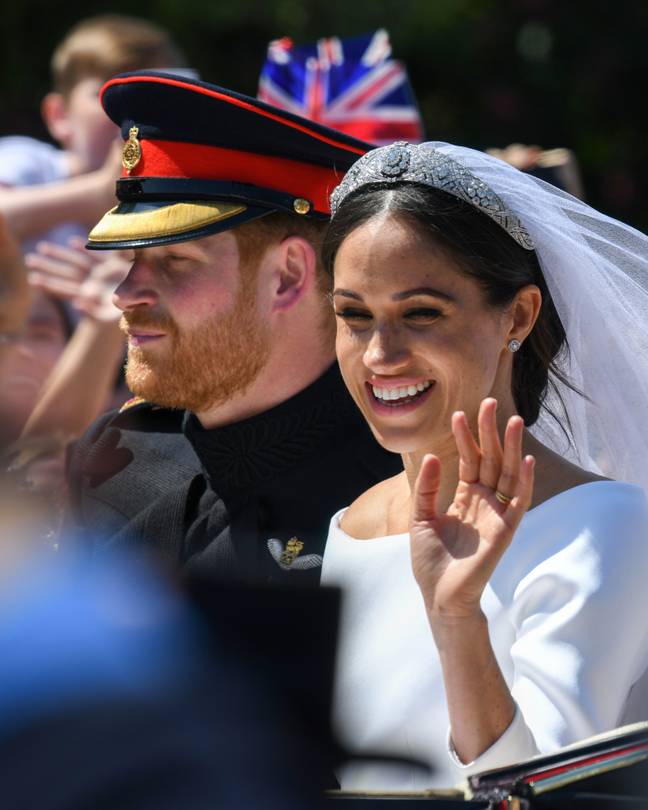 Prince Harry and Meghan Markle were reportedly 'furious' after the pictures were published (Credit: Shutterstock)