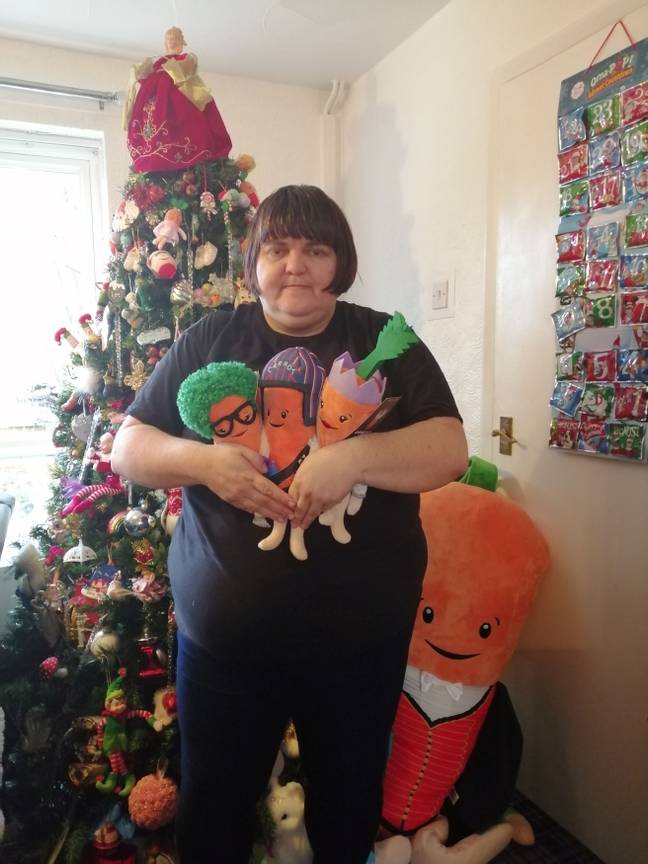 Carol queues from 6am to get the latest carrot toy (Credit: KNM)
