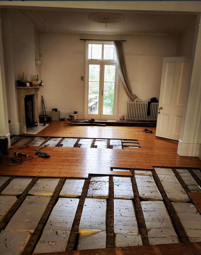 Stacey gave fans an update on her home renovations (Credit: Stacey Dooley/Instagram)
