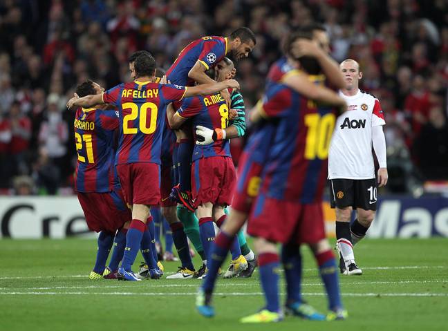 Barcelone était incroyable ce soir-là.  Image : Images de l'AP