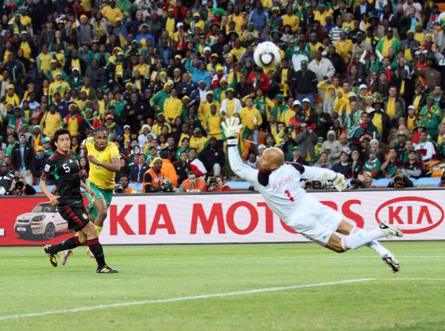 Drury named Siphiwe Tshabalala's goal for South Africa against Mexico at the 2010 World Cup as one of the most memorable moments of his career (Image credit: Alamy)