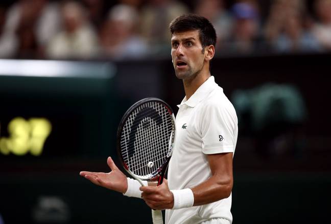 Djokovic is being held in a hotel in Melbourne after having his visa revoked (Image: Alamy)