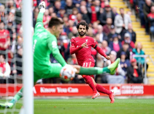 Salah has already scored twice in three games this season. Image: PA Images