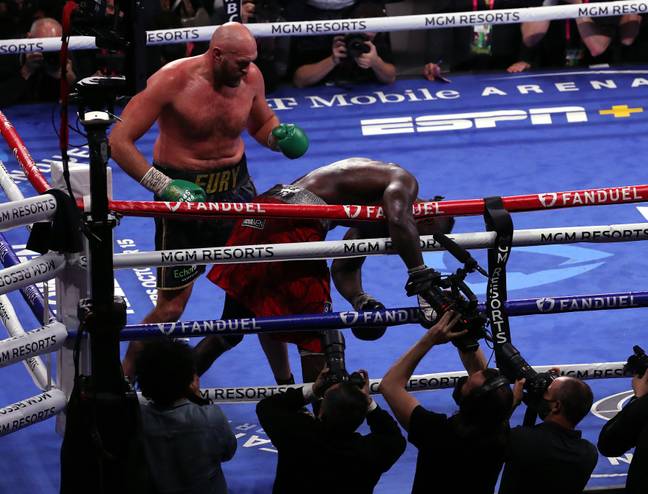 Fury knocks out Wilder. Image: PA Image
