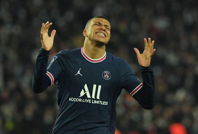 Mbappe has missed out on the place in the side (Image: Alamy)