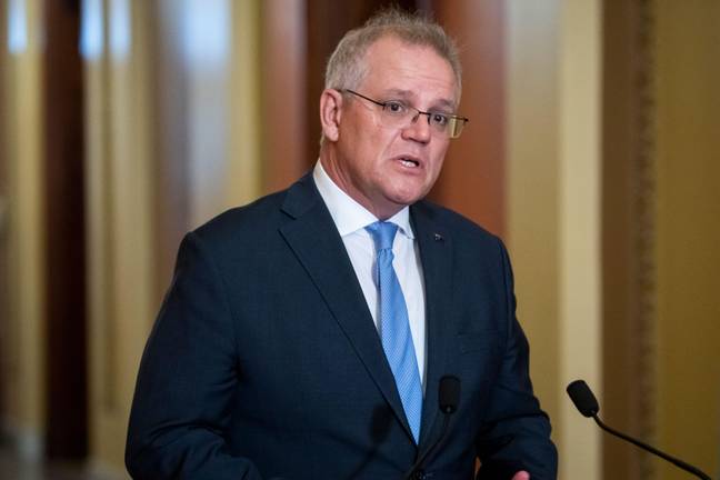 Australia's PM Scott Morrison. Credit: Sipa US/Alamy Stock Photo