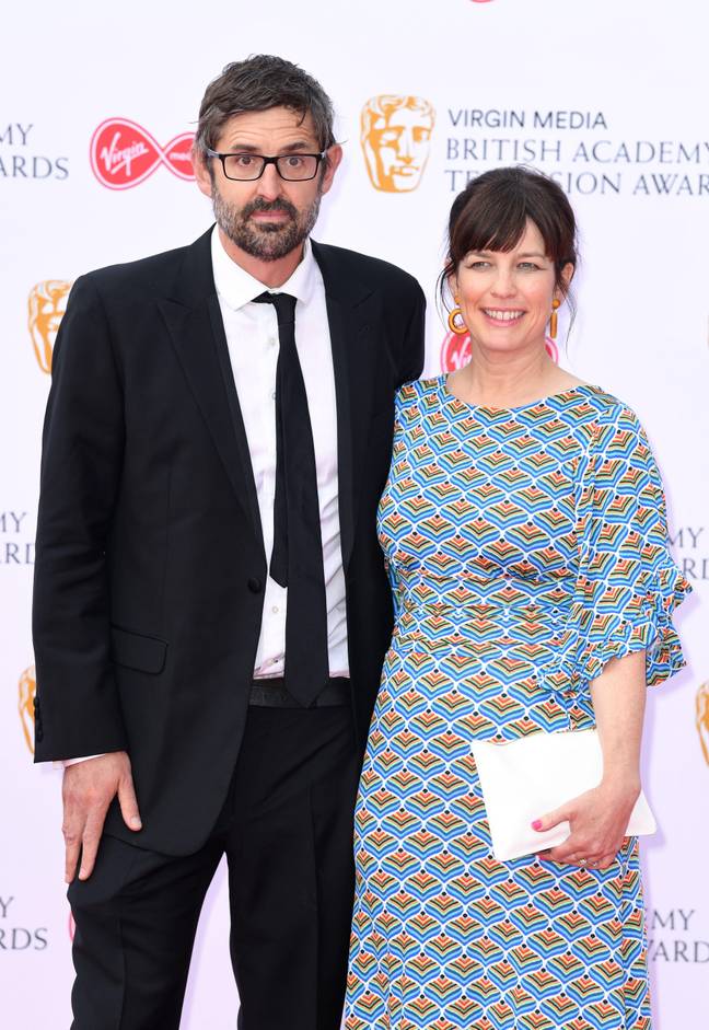 Theroux with wife Nancy Strang. Credit: Alamy