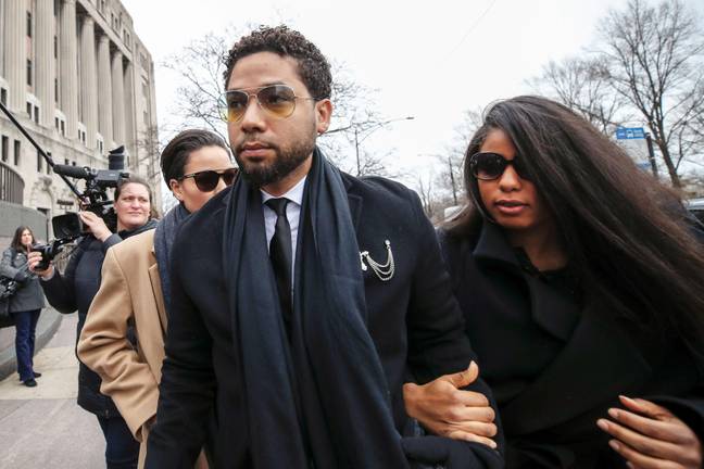 Smollett arriving in court for his arraignment. Credit: Alamy