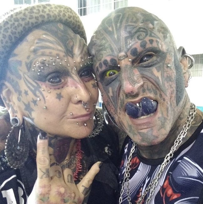 The couple are known as the 'cherubs of hell'. Credit: Jam Press