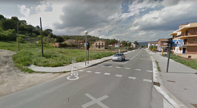 The orgy took place in LIica d’Amunt near Barcelona. Credit: Google Maps