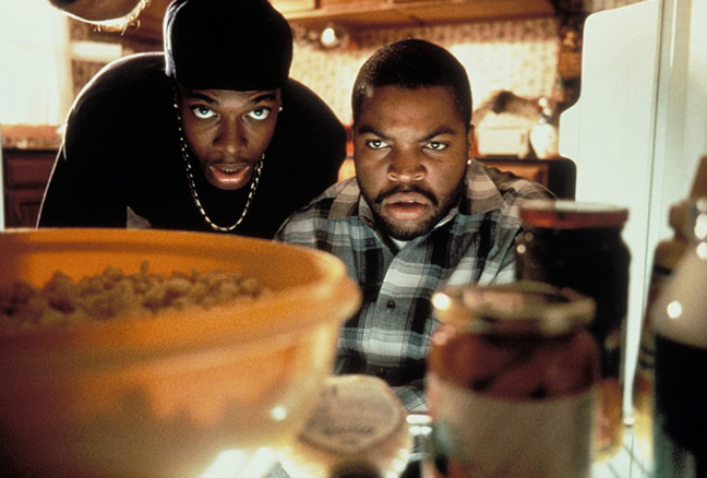 Ice Cube y Chris Tucker el viernes de 1995. Crédito: New Line Cinema