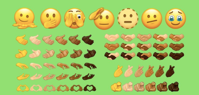 The new emojis will be racially diverse (Credit: Emojipedia)