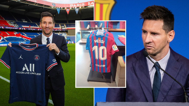 Barcelona Are Still Selling Lionel Messi Shirts Even Though He's Signed For PSG