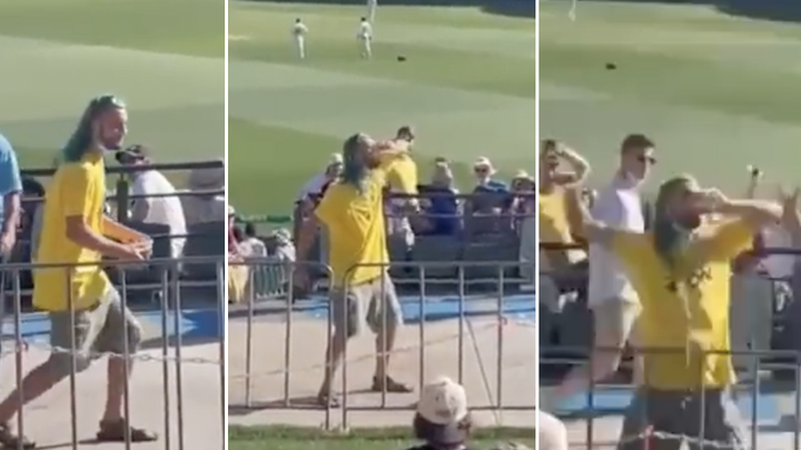 Aussie Fan Downs Three Pints To Steal The Show In Second Ashes Test
