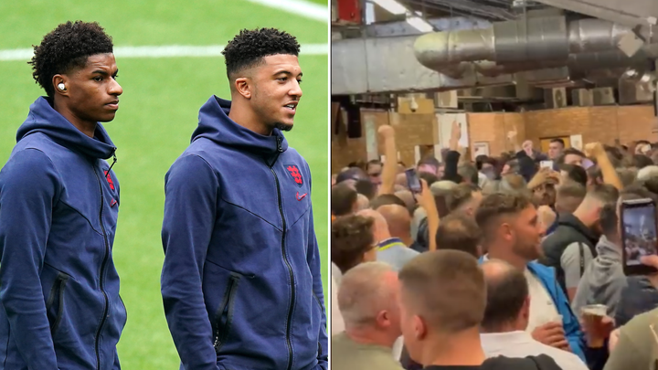 Leeds United Fans Sing About Marcus Rashford And Jadon Sancho Ahead Of Manchester United Game