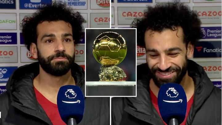 Mohamed Salah's Brilliant Reaction After Reporter Reminds Him He Finished Seventh For 2021 Ballon d'Or