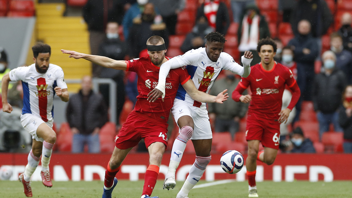 liverpool vs crystal palace prediction odds and team news