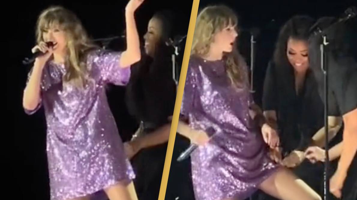 Taylor Swift praised over impressive handling of wardrobe malfunction