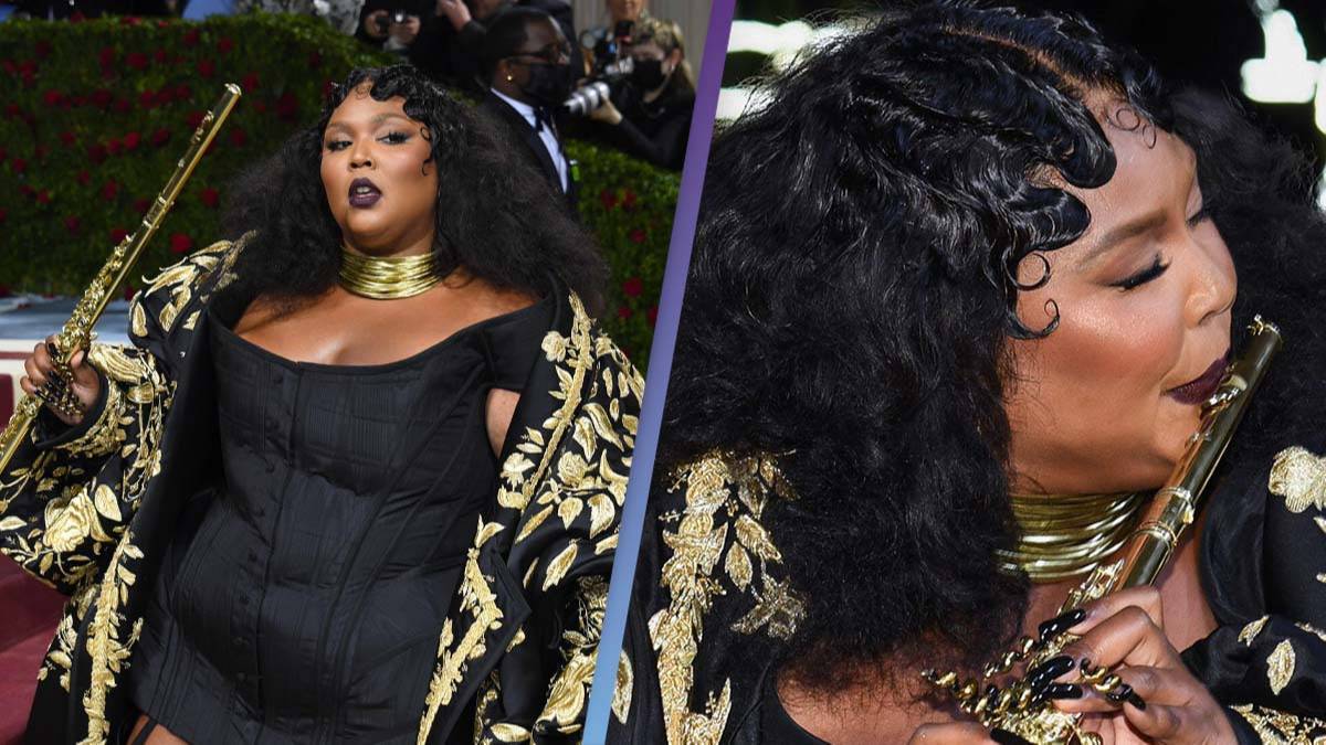 Lizzo Gives Spontaneous Performance With 55,000 Flute On Met Gala Red