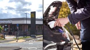 商人在麦当劳外收取电动汽车后罚款100英镑
