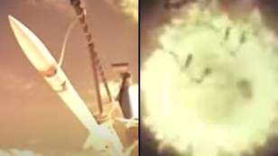 令人难以置信的视频显示核弹在太空中爆炸