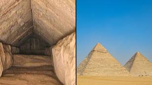科学家在Giza的大金字塔中发现了一个隐藏的走廊