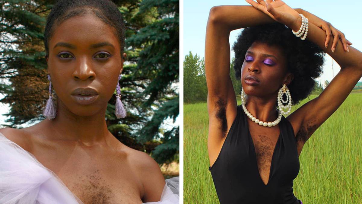 Lady Flaunts Her Chest Hairs, Says She's Not Ashamed to Show It