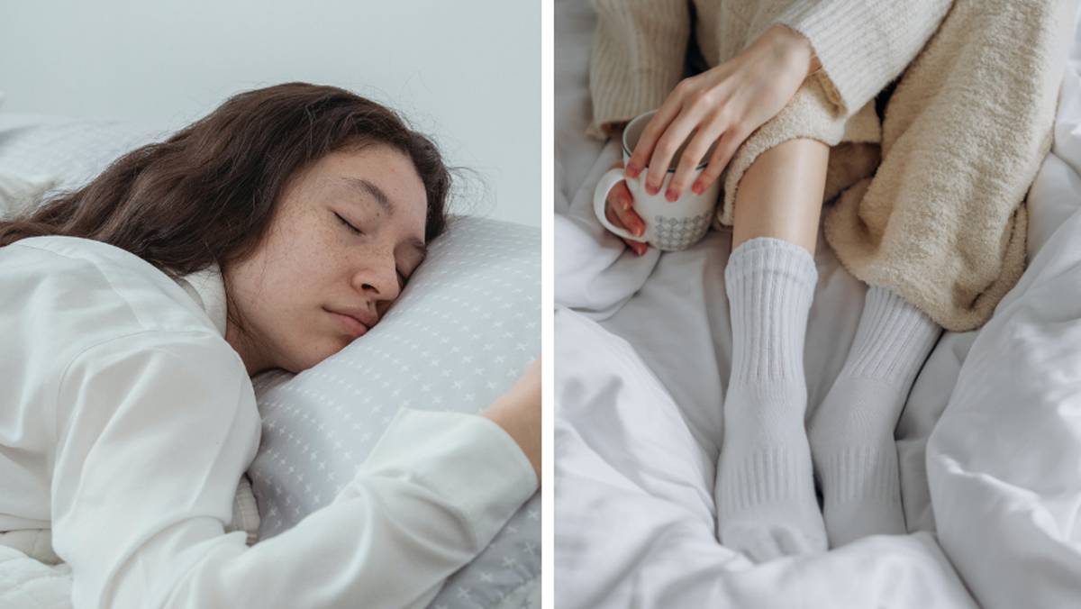Wearing socks to bed could aid sleep and make you a better lover