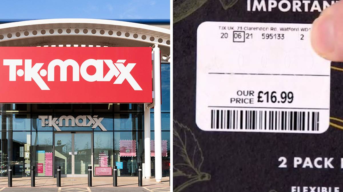 TK Maxx former employee reveals why you should look out for '2' marking on  price tags - Heart